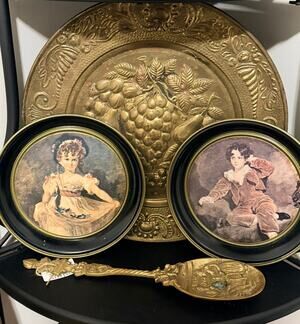 Vintage Brass Home Decor Lot